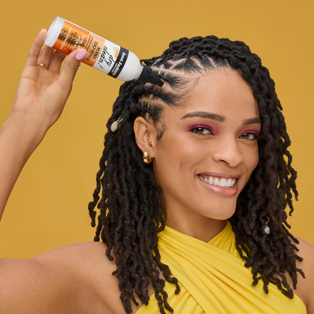 Aunt Jackie's formula suits all hair types, making daily upkeep easier.