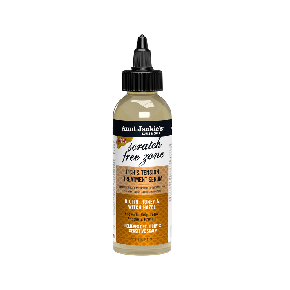Aunt Jackie's Braid + Twist Serum bottle for protective styles.