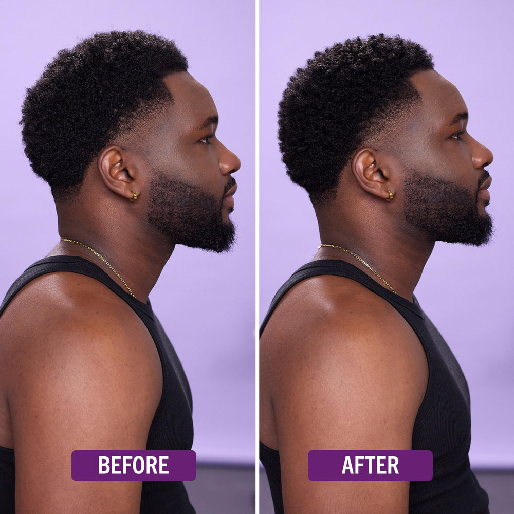 Aunt Jackie's Curl La La formula with shea butter and olive oil for conditioning.