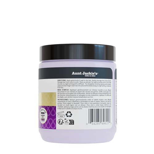 Aunt Jackie's Curl La La results in a soft, touchable finish.