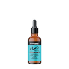 Aunt Jackie's Elixir Essentials bottle pour for easy scalp nourishment