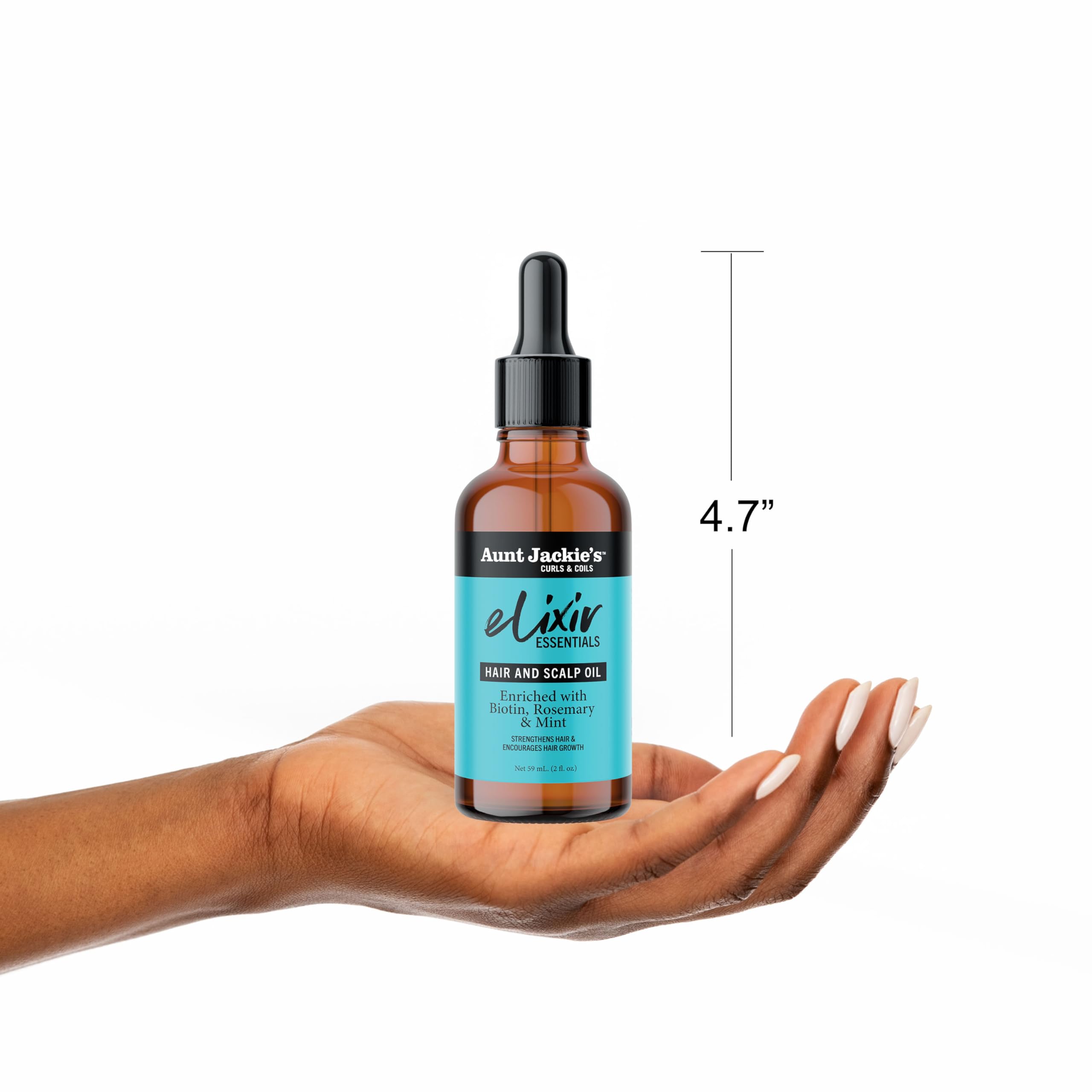 Aunt Jackie's Elixir Essentials scalp relief during daily routine
