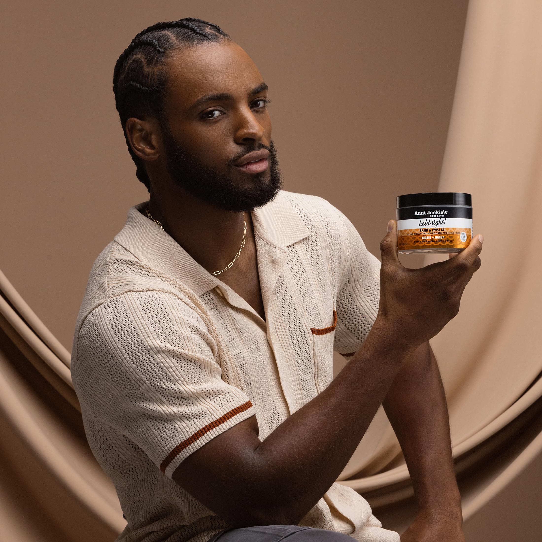 Ends nourished and flyaways tamed with Hold Tight Gel