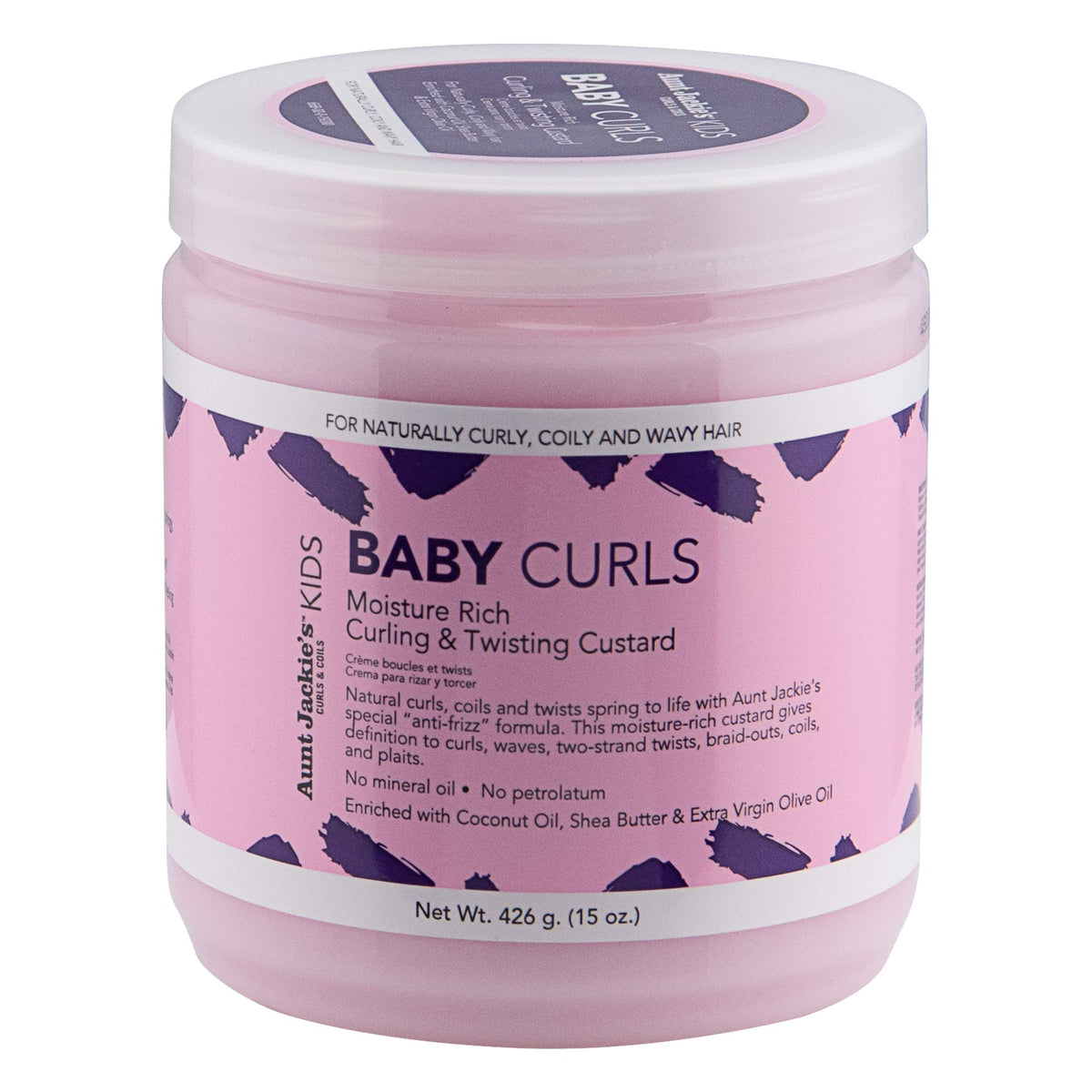 Aunt Jackie's Kids Baby Curls definicion-rizos para niños, mejora la forma de los rizos