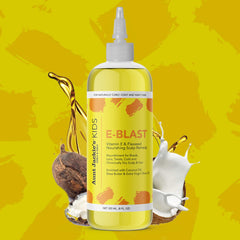 Aunt Jackie's Kids E-Blast en cabello rizado para brillo suave