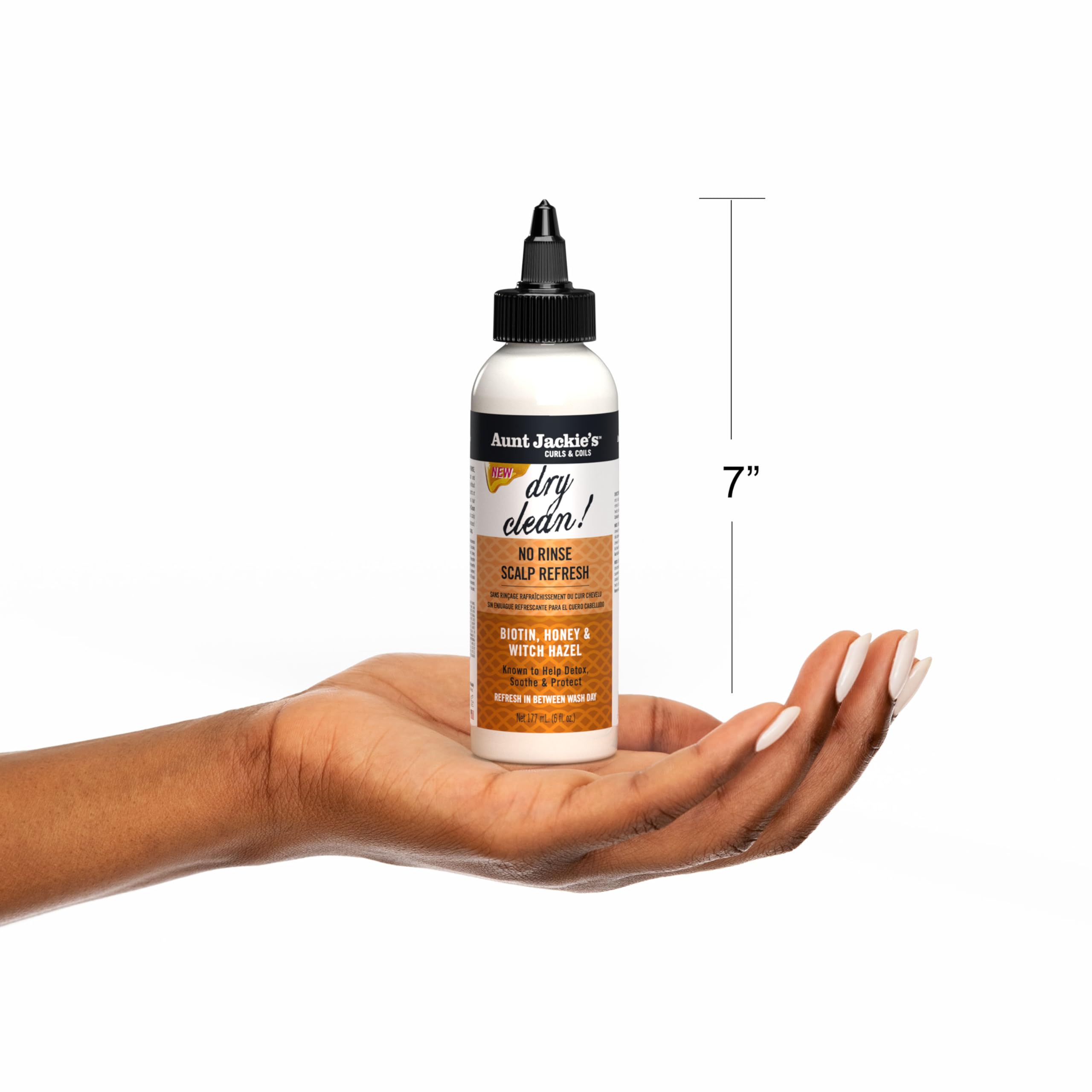 Aunt Jackie's protective styles care supports braids, locs, twists with refreshing hydration.