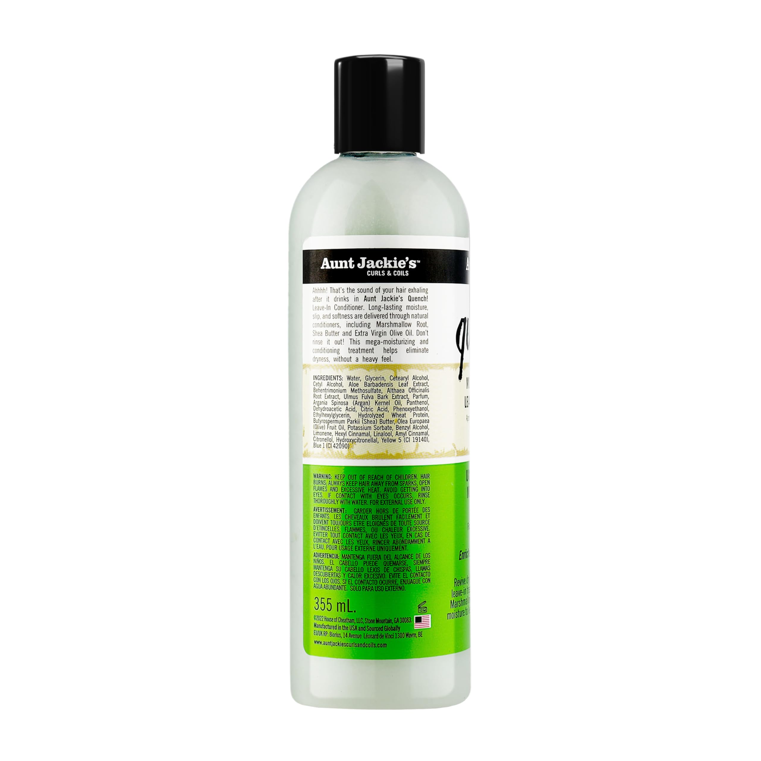 Aunt Jackie's Quench hair with soft shine without heaviness
