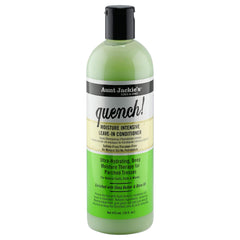 Botella de Aunt Jackie's Quench hidrata profundamente rizos y ondas.