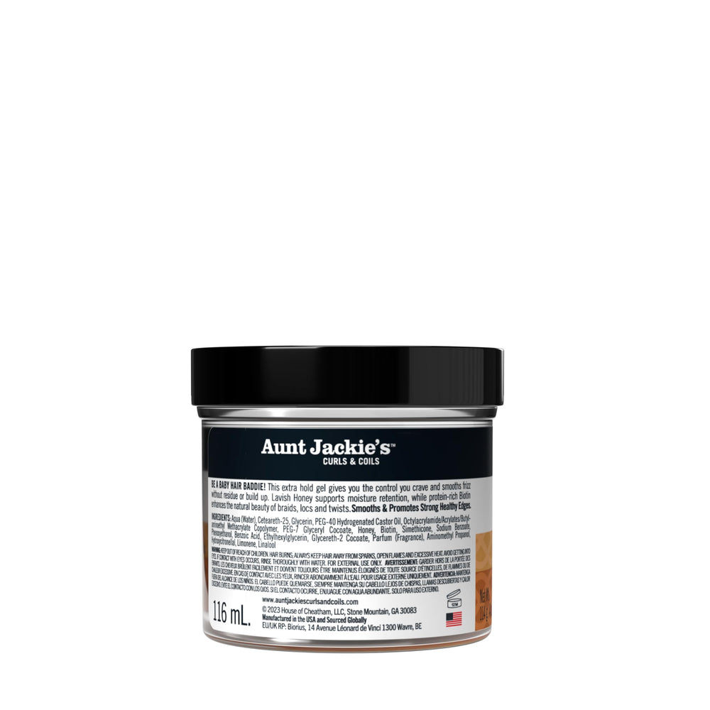 Aunt Jackie's Smooth Swirl Edge Gel, 2024 Byrdie winner, supports reliable edge control