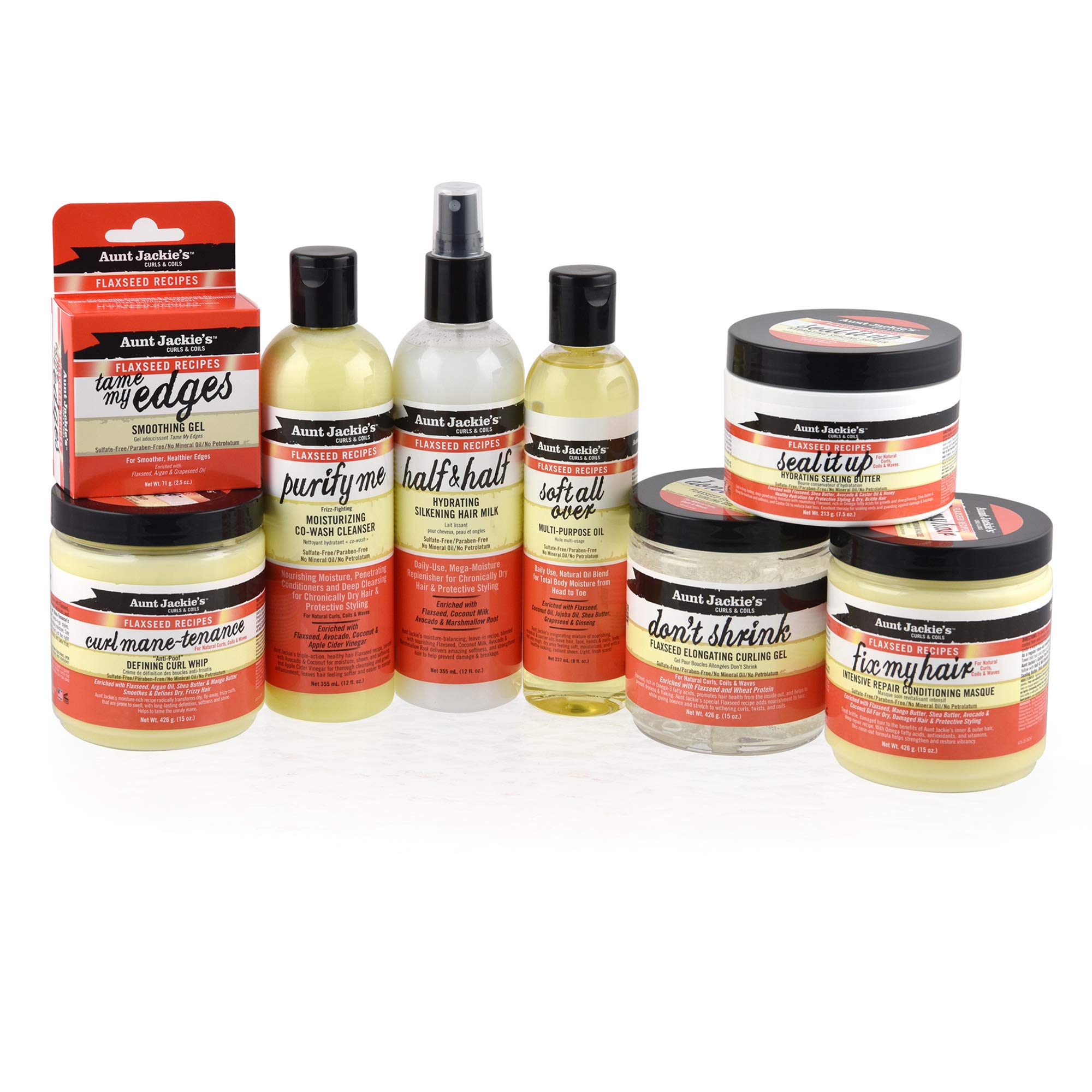 Textura cremosa de la mascarilla Aunt Jackie's, facilita la distribución y deja el cabello más suave.