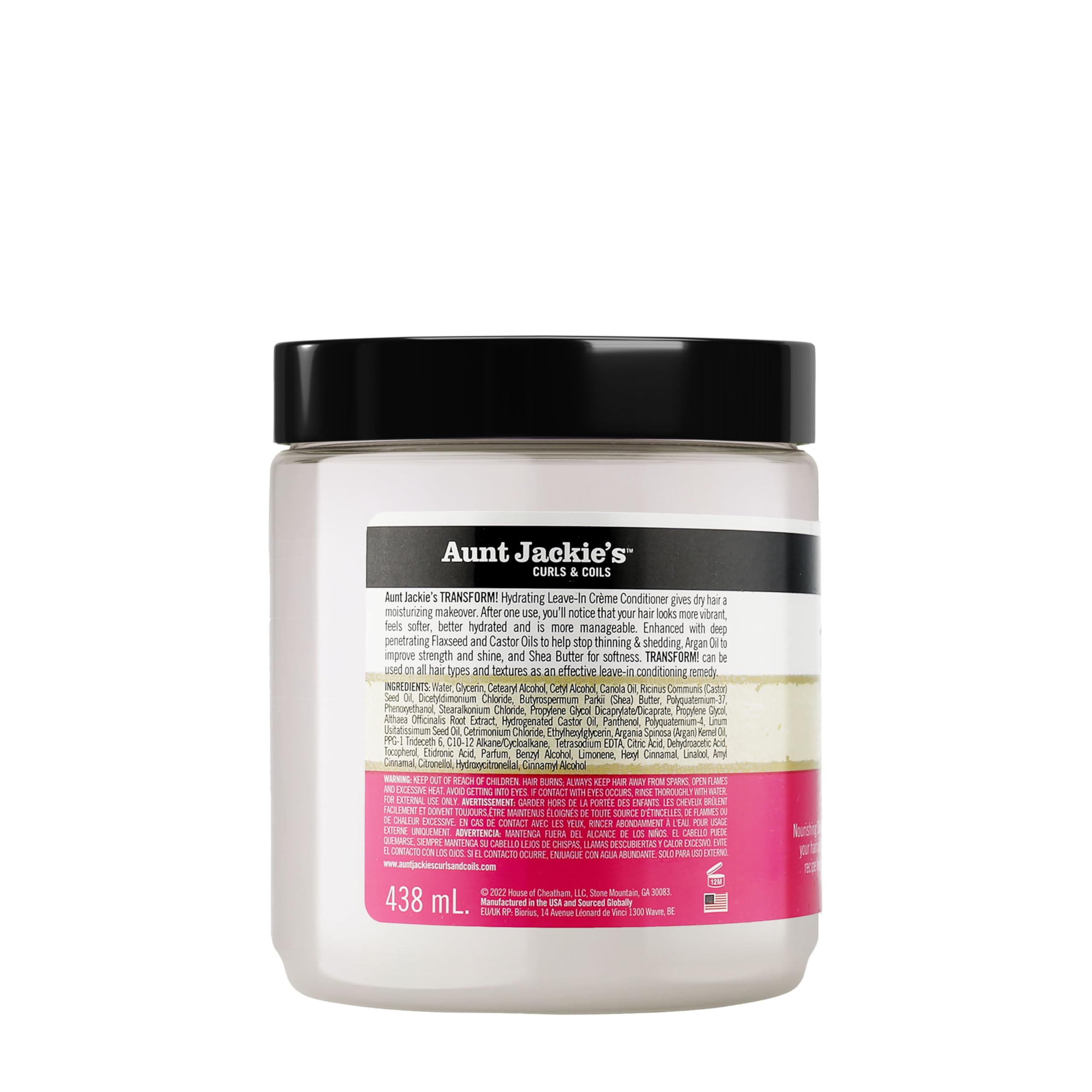 Aunt Jackie's Transform, cabello más manejable y con aspecto saludable.