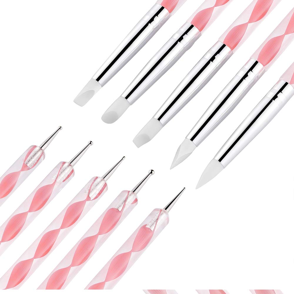 AUOCATTAIL manicure kit tools support prep and tidy finishes at home.