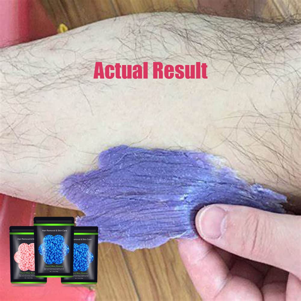 Auperwel wax beads designed for precise face and eyebrow depilation