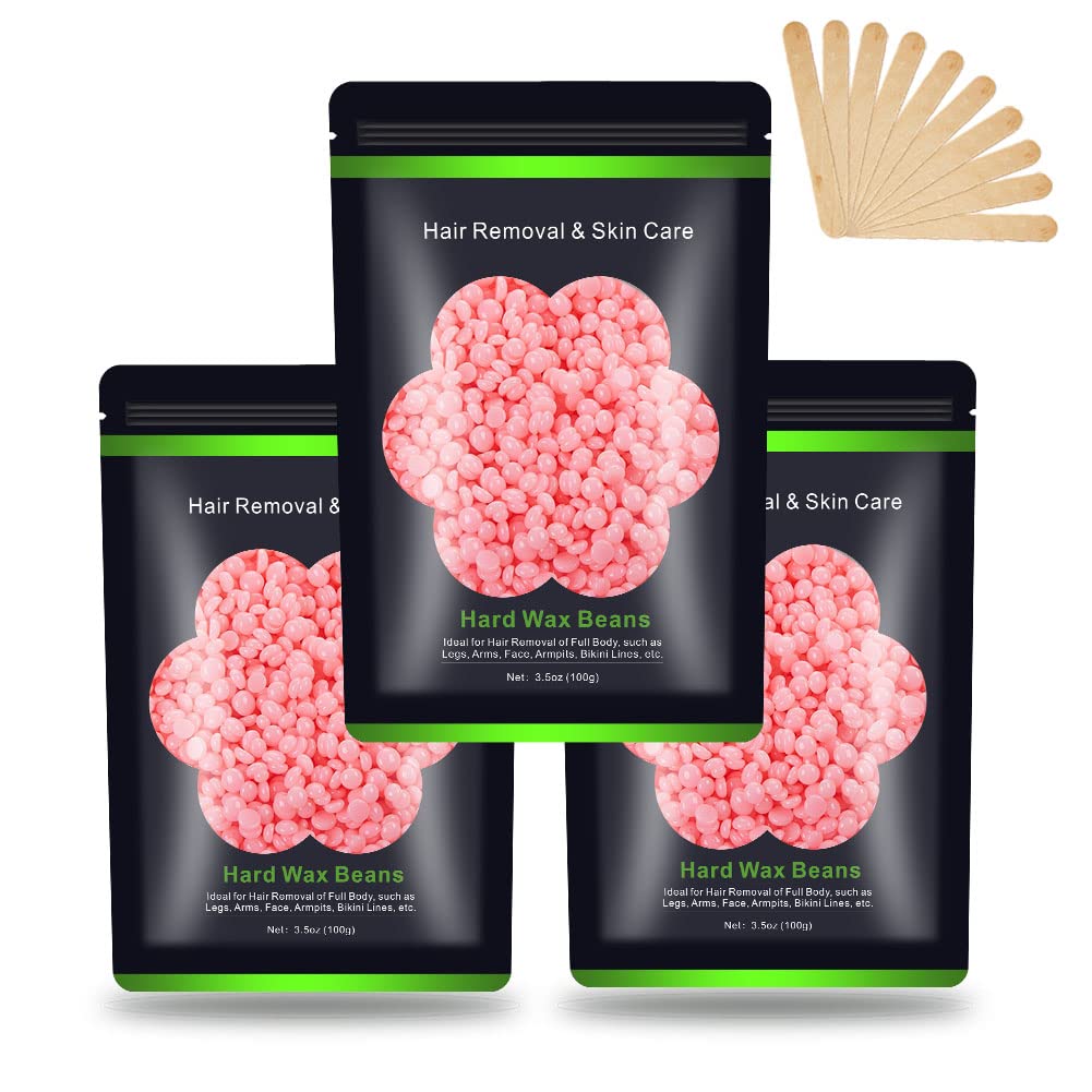 Auperwel hard wax beads for Brazilian area offering a smooth removal option