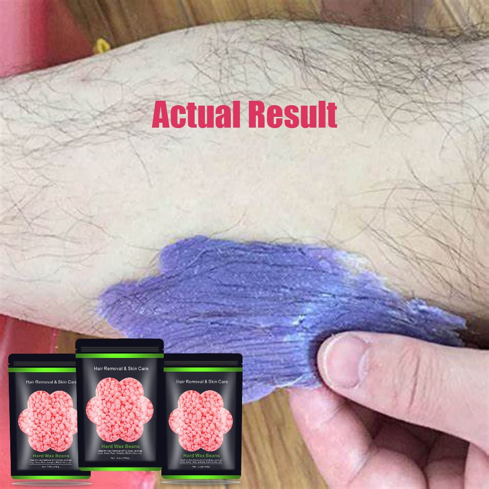 Auperwel wax beads for eyebrows enabling quick at home shaping