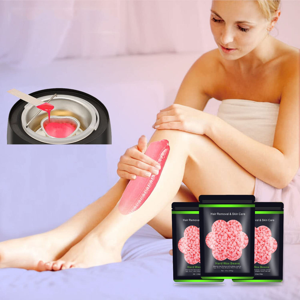 Auperwel included spatulas for convenient waxing sessions