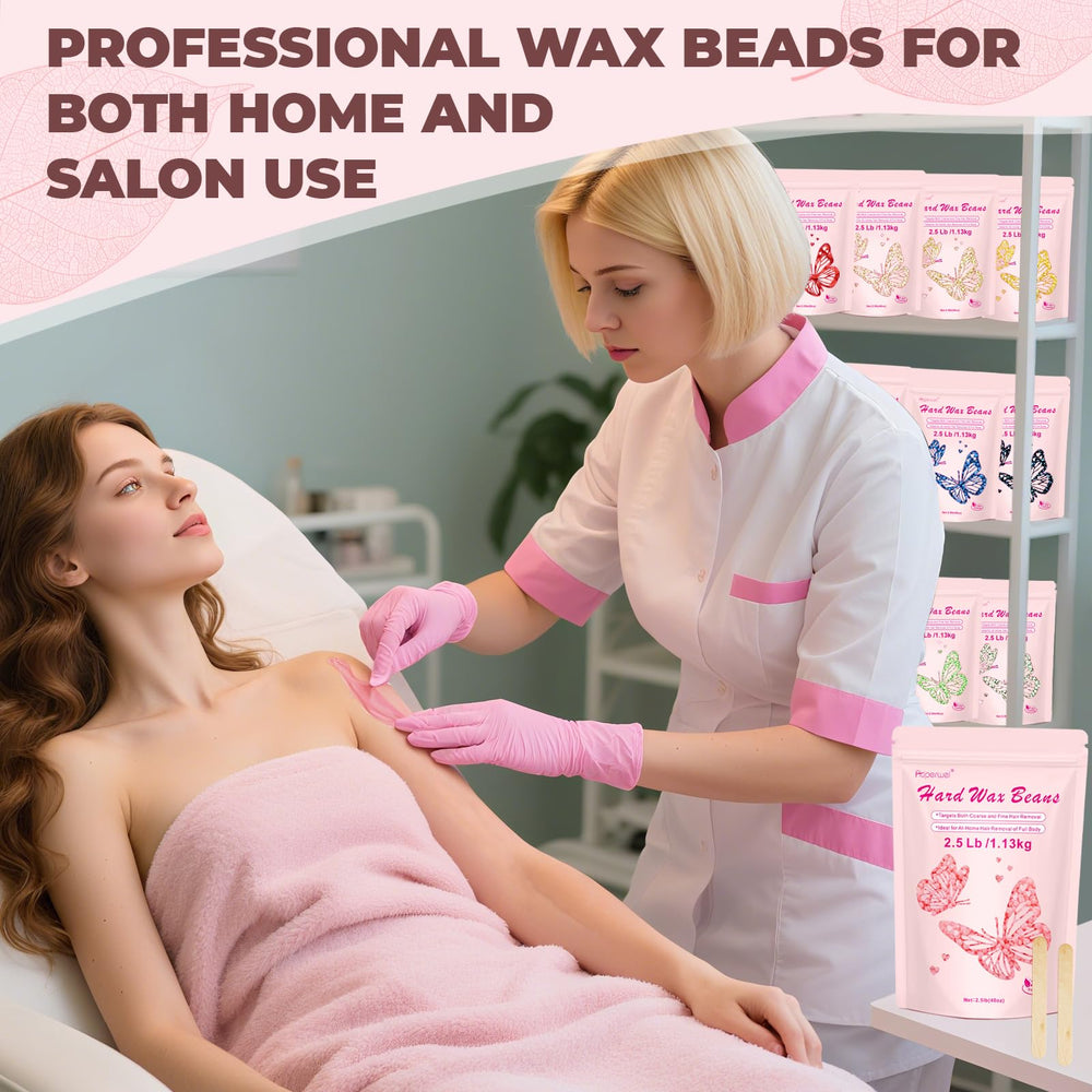 Auperwel home waxing kit includes ten sticks for easy use