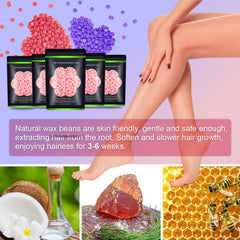 Auperwel pearl wax beads chamomile variant bottle highlights color variety for soothing wax rituals