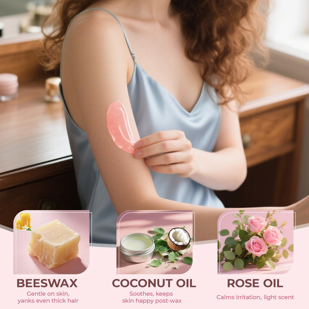 Auperwel private at home waxing session in a comfy bathroom