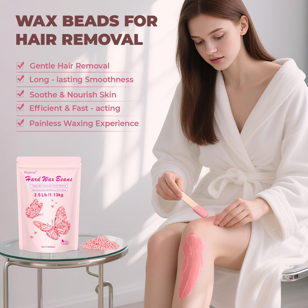 Auperwel sensitive skin friendly formula supports gentle hair removal