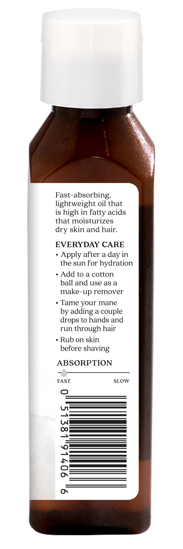 Aura Cacia aceite-coco-fraccionado serum capilar brillo