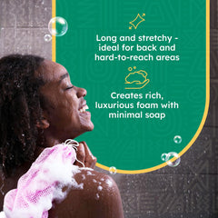 AURAE African Net Sponge quick-drying design stays fresh after use.