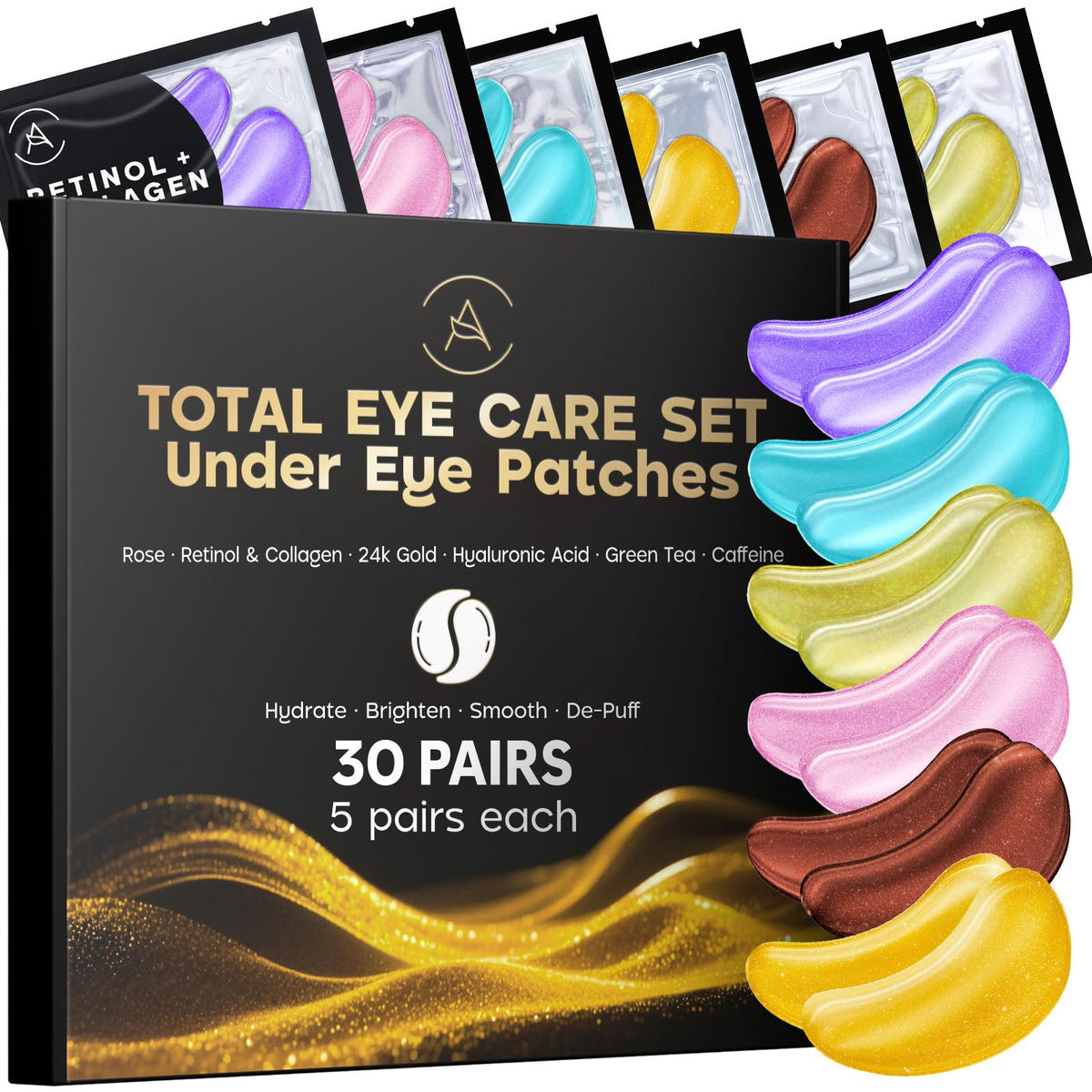 AURAE parches variedad de fórmulas para revitalizar la mirada.