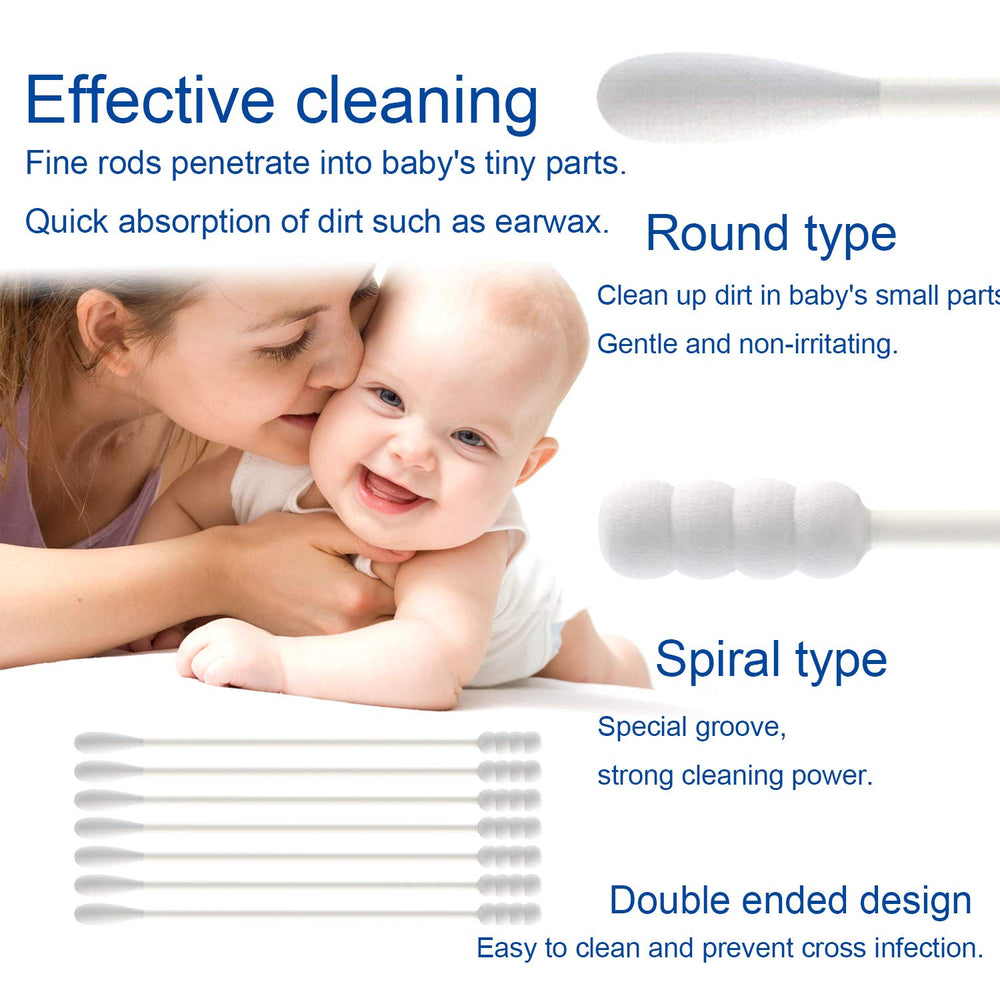 AURASIN BPA-free cotton swabs for safer daily use