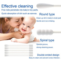 AURASIN BPA-free cotton swabs for safer daily use