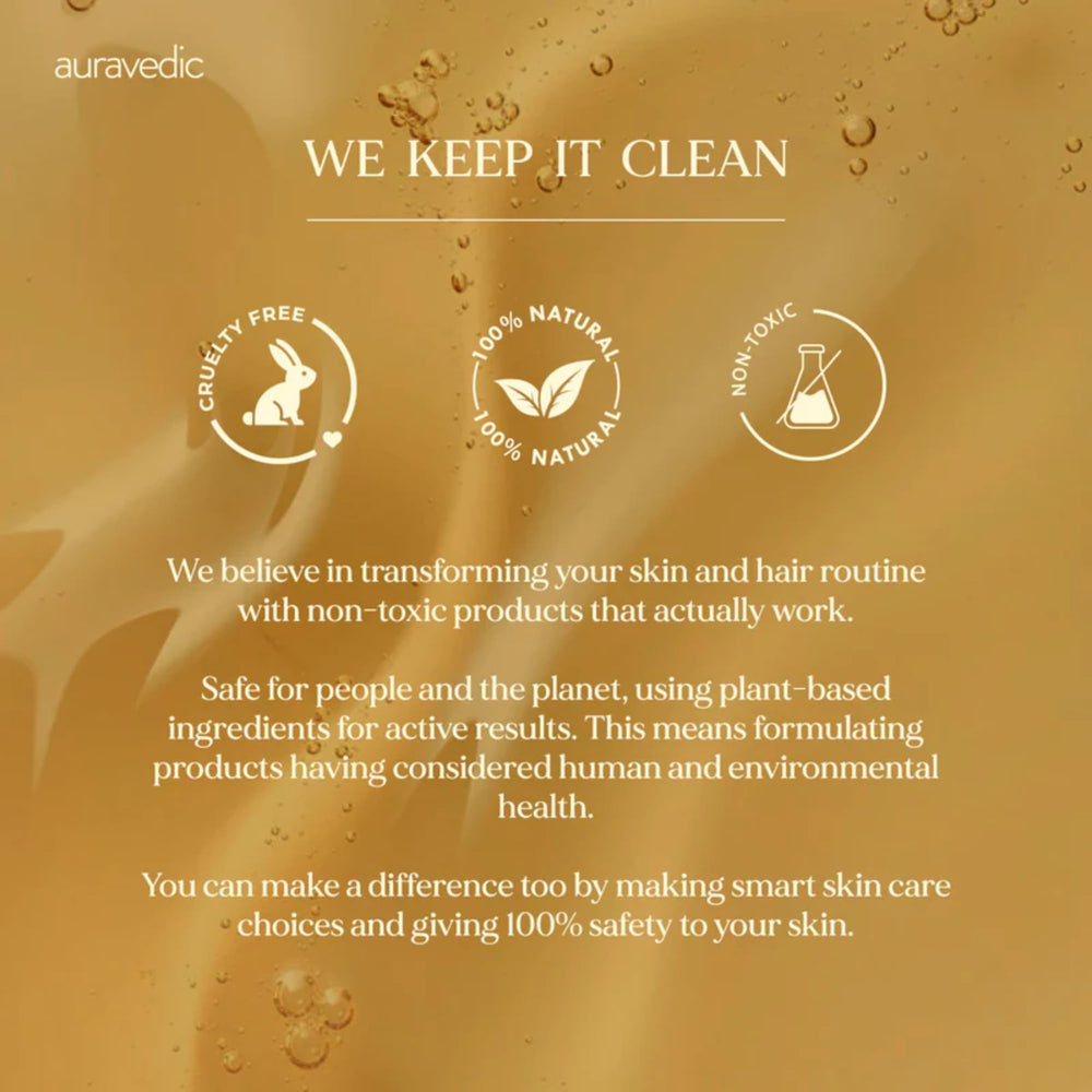Saffron-turmeric infusion enhances natural radiance.