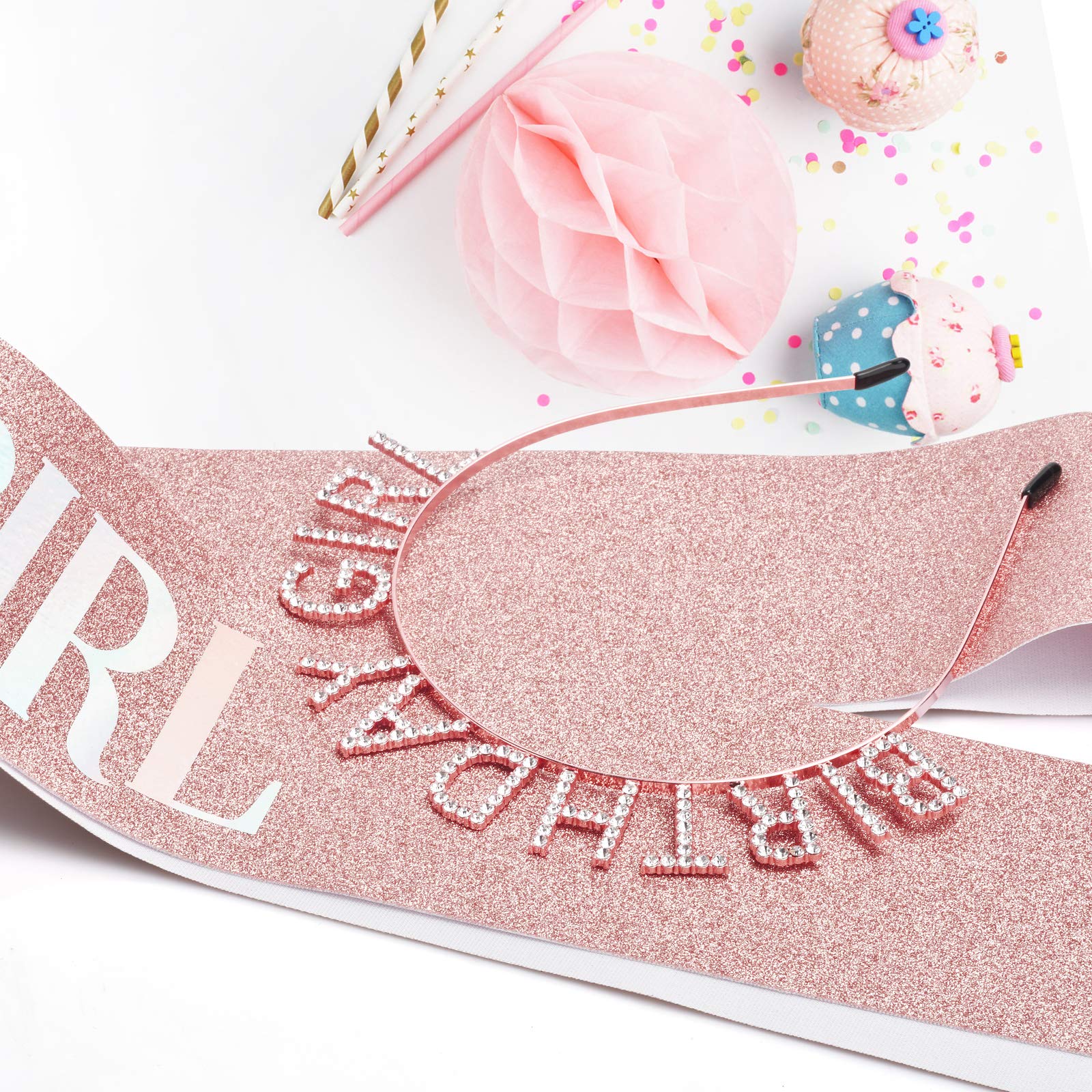 Aurmigle crown and sash packaging in gift-ready box