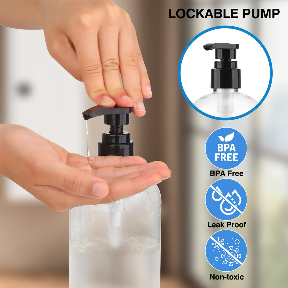 Aurnoet body wash bottle ideal for generous, foamy lathers