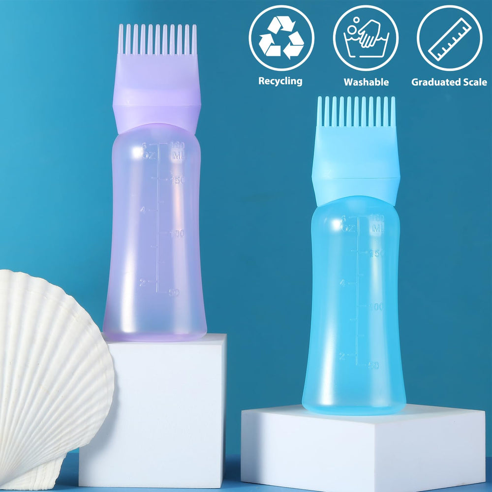 Aurnoet root comb bottle with ergonomic curved grip for comfortable handling.
