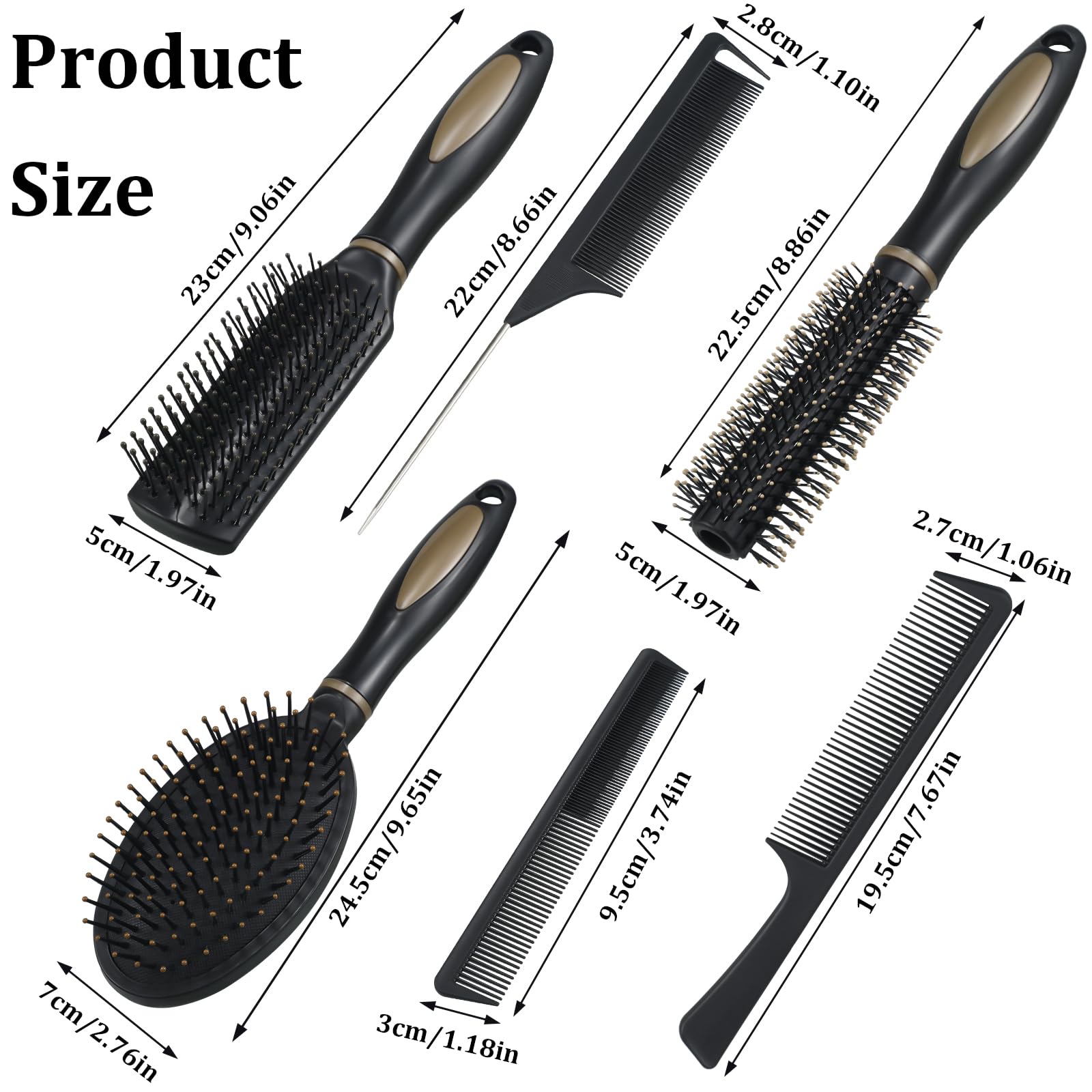 Auroray straight comb provides clean lines for sleek finishes