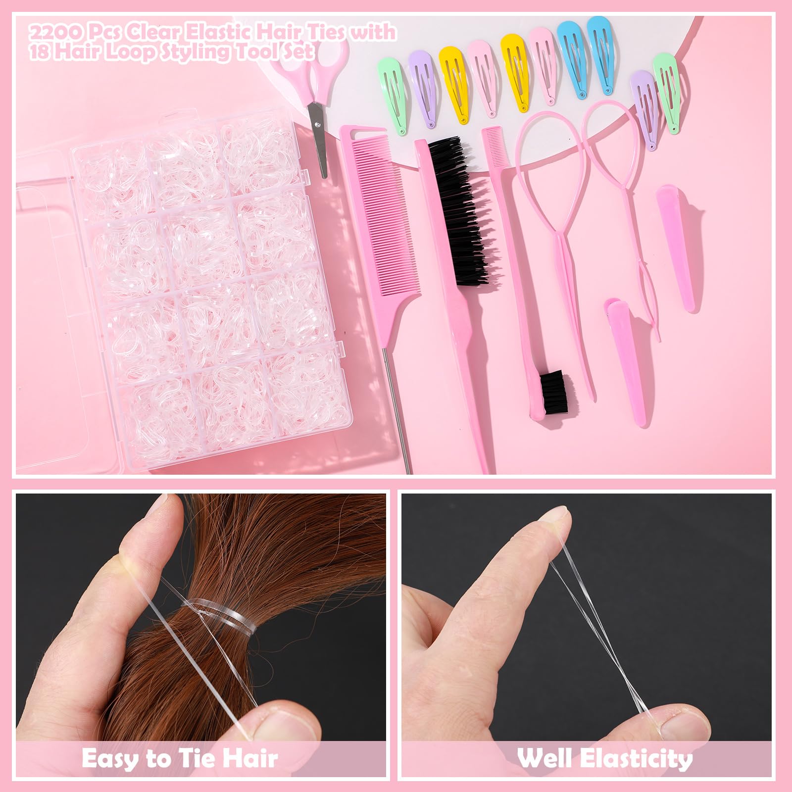 Auroray elastic hair band cutter removes bands gently without pulling