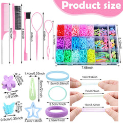 Auroray gomas algodón suaves para cabello de niñas y bebés.
