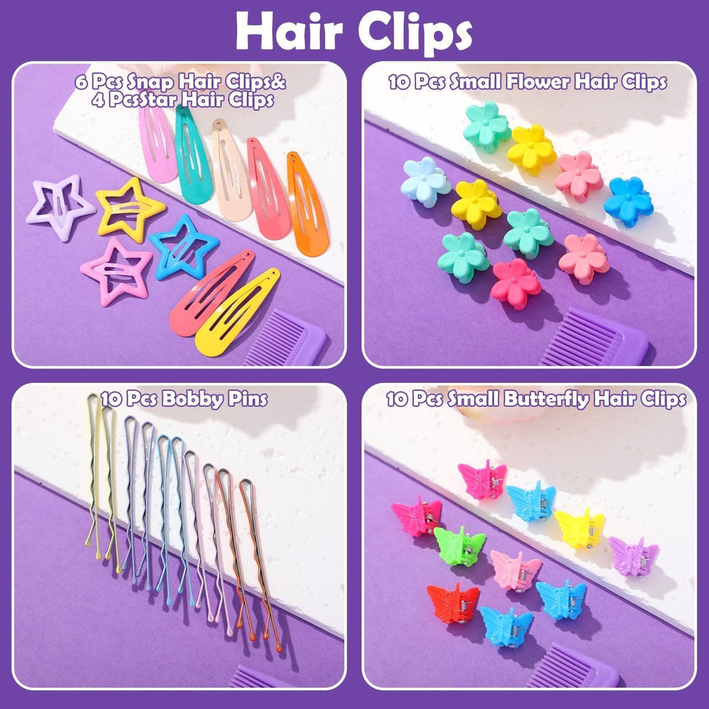 Auroray gomas elásticas 15 colores, opción versátil para estilos divertidos.