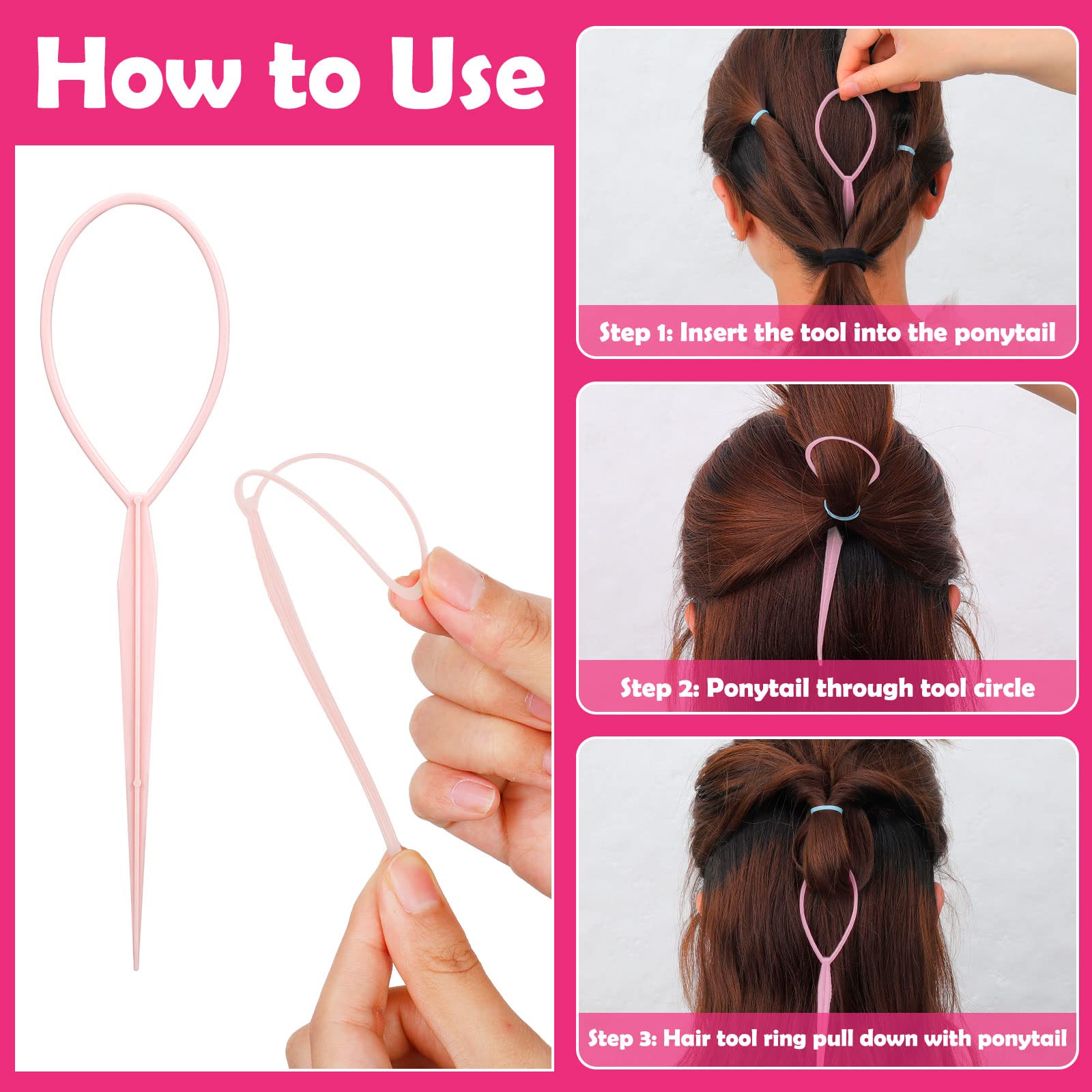 Auroray two hair clips to secure styles during play.