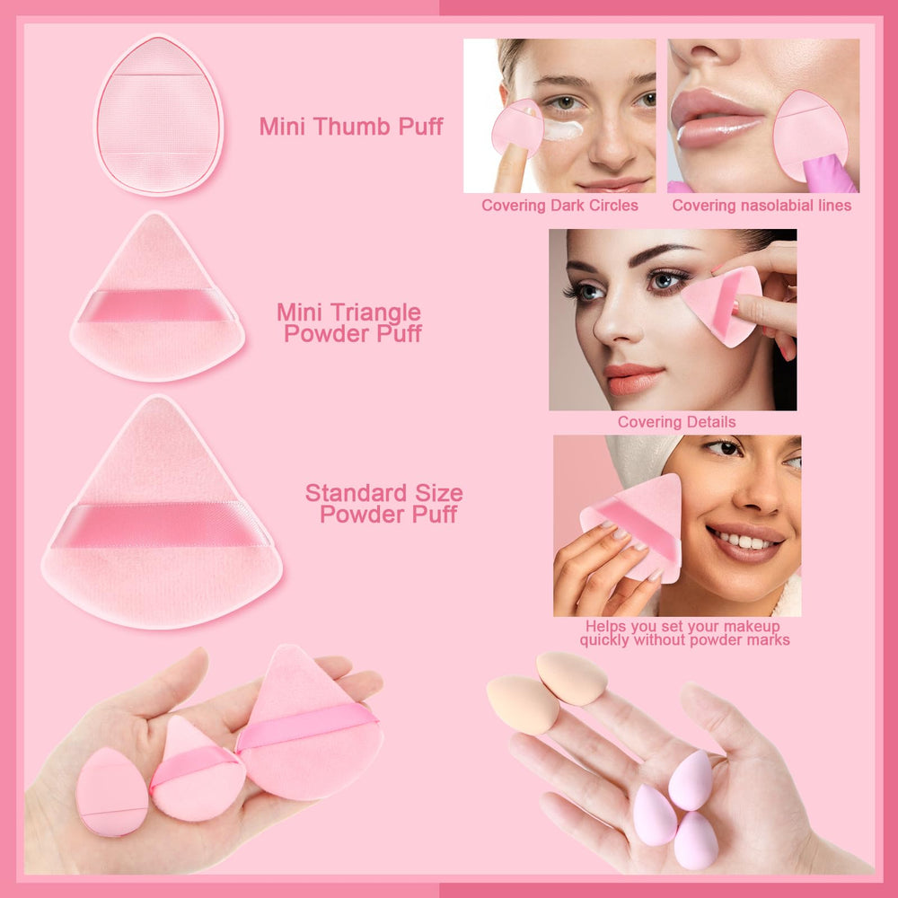 Auroray mini foundation puffs designed for precise coverage