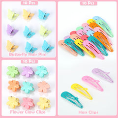 Auroray pinza mariposa 10: toques brillantes para peinados.