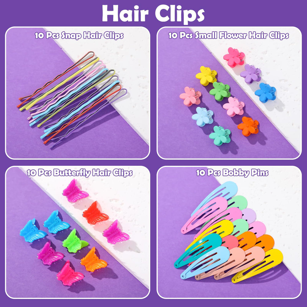Auroray pinzas mariposa para pelo, estilo rápido y seguro