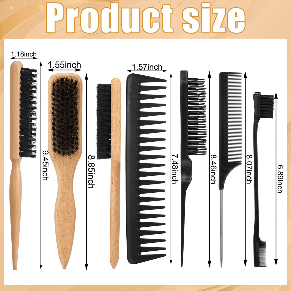 Small edge comb for precise detailing around the fringe.