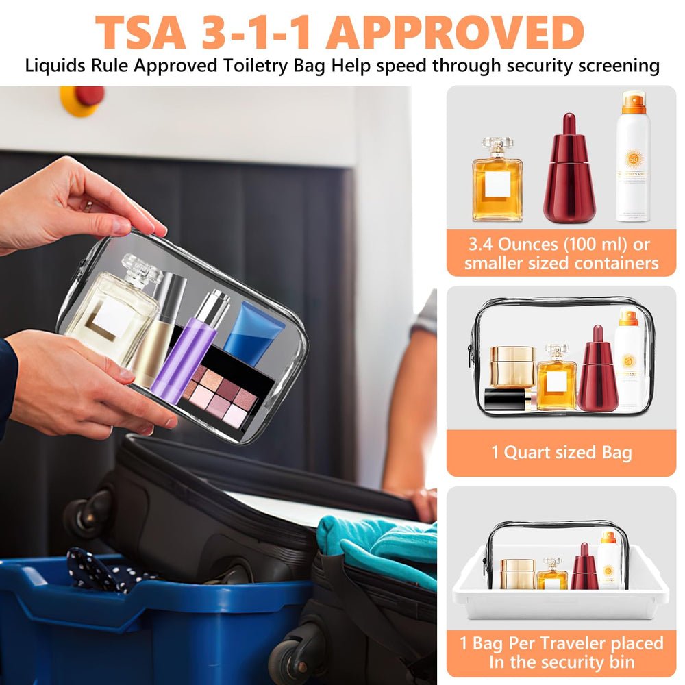 AURUZA three-size set large bag highlights TSA-friendly storage options.