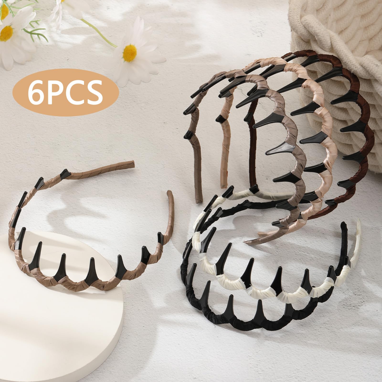 Auseibeely diadema zigzag estilo de los años 90 para estilos retro