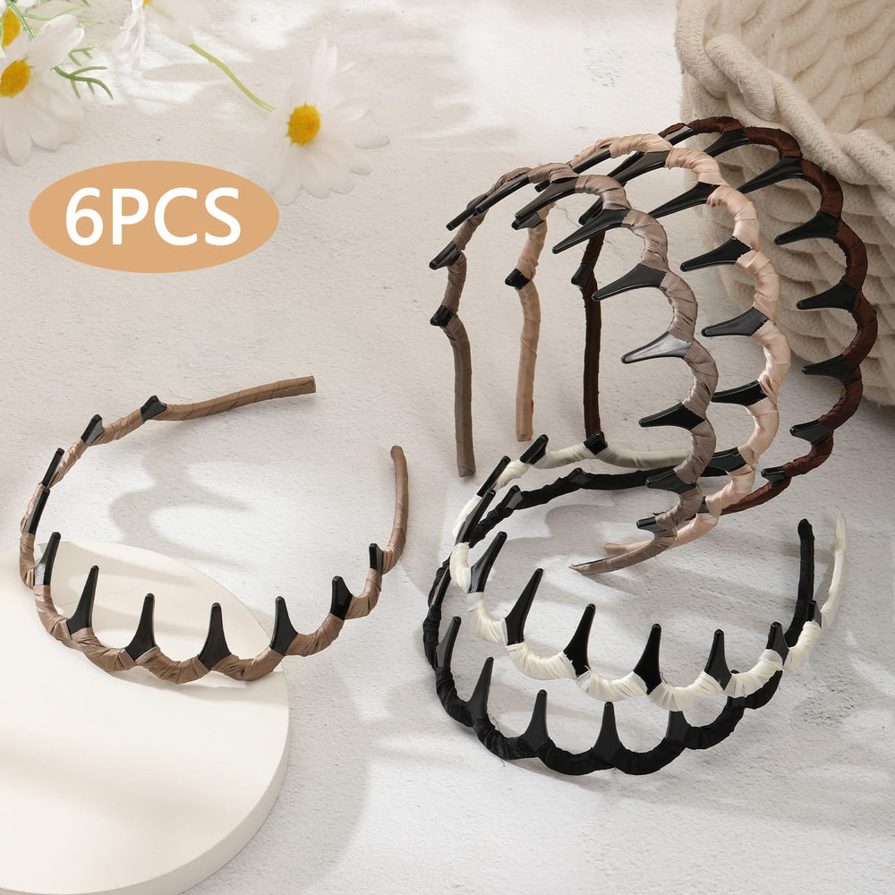 Auseibeely diadema zigzag estilo de los años 90 para estilos retro