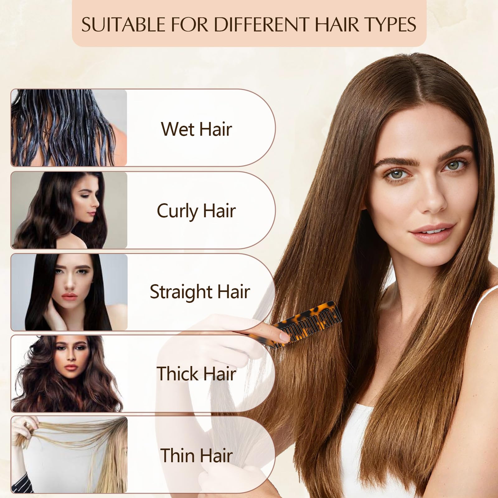 Auseibeely rat tail comb professional-grade for salon styling and detailing