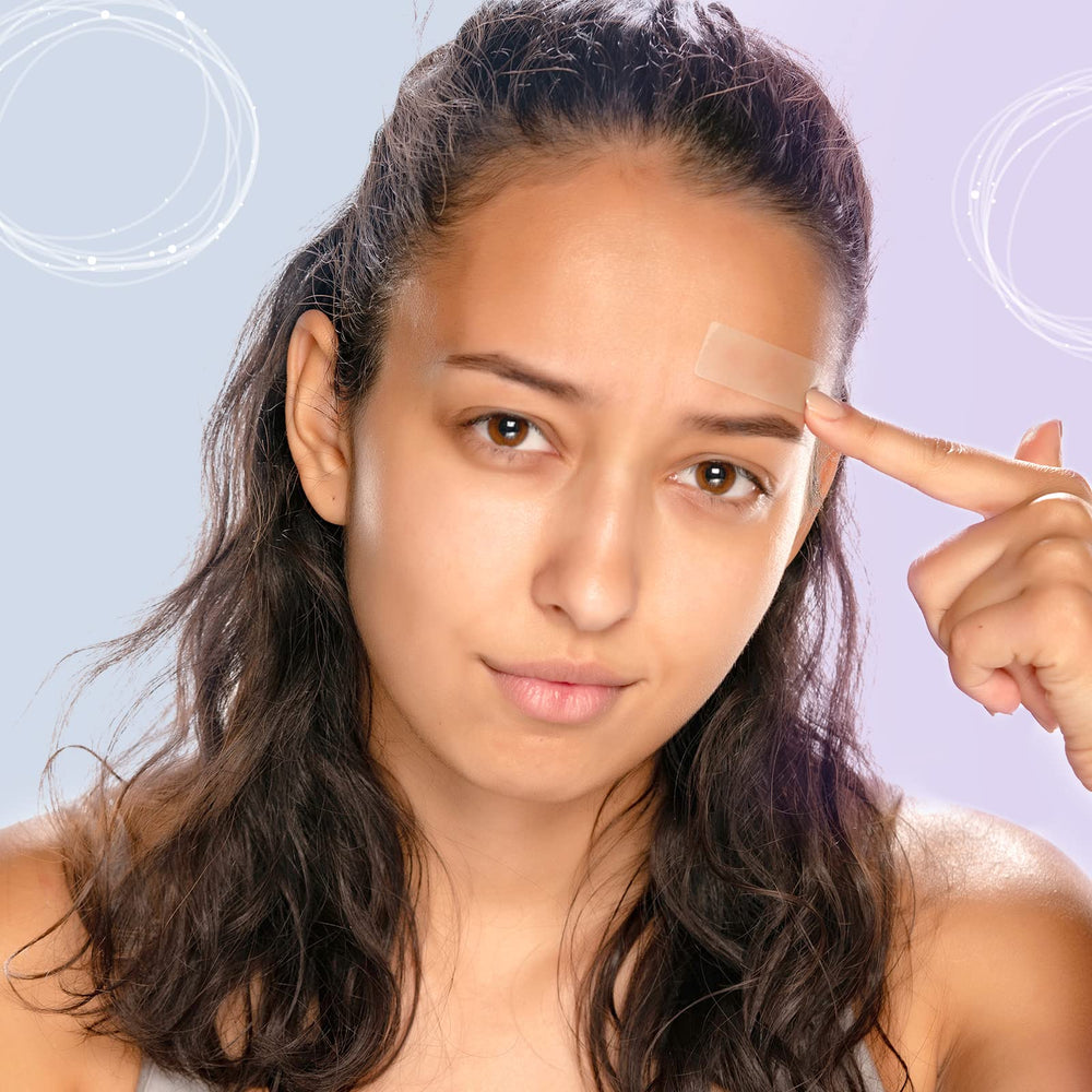 AUSLKA clear patch blends with skin for discreet daytime wear.
