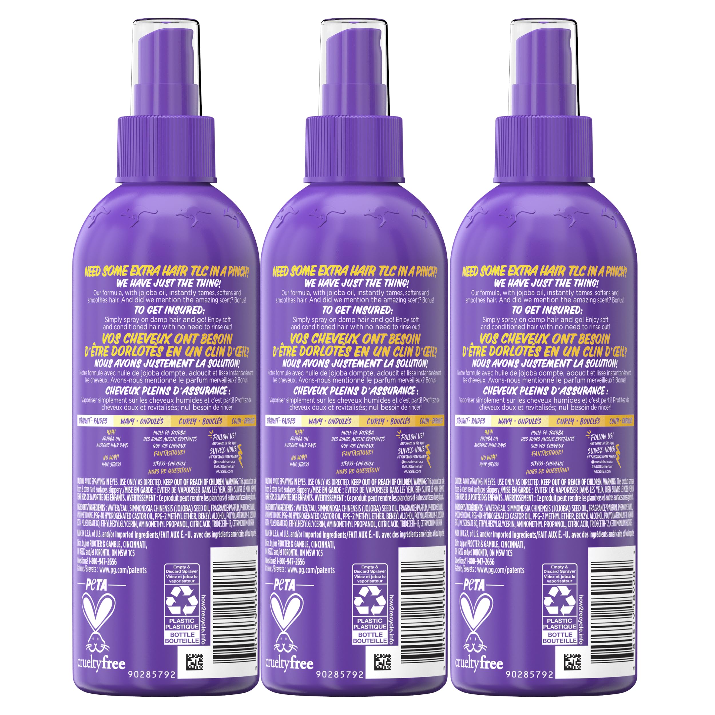 Aussie Hair Insurance paquete triple para ahorro en el cuidado