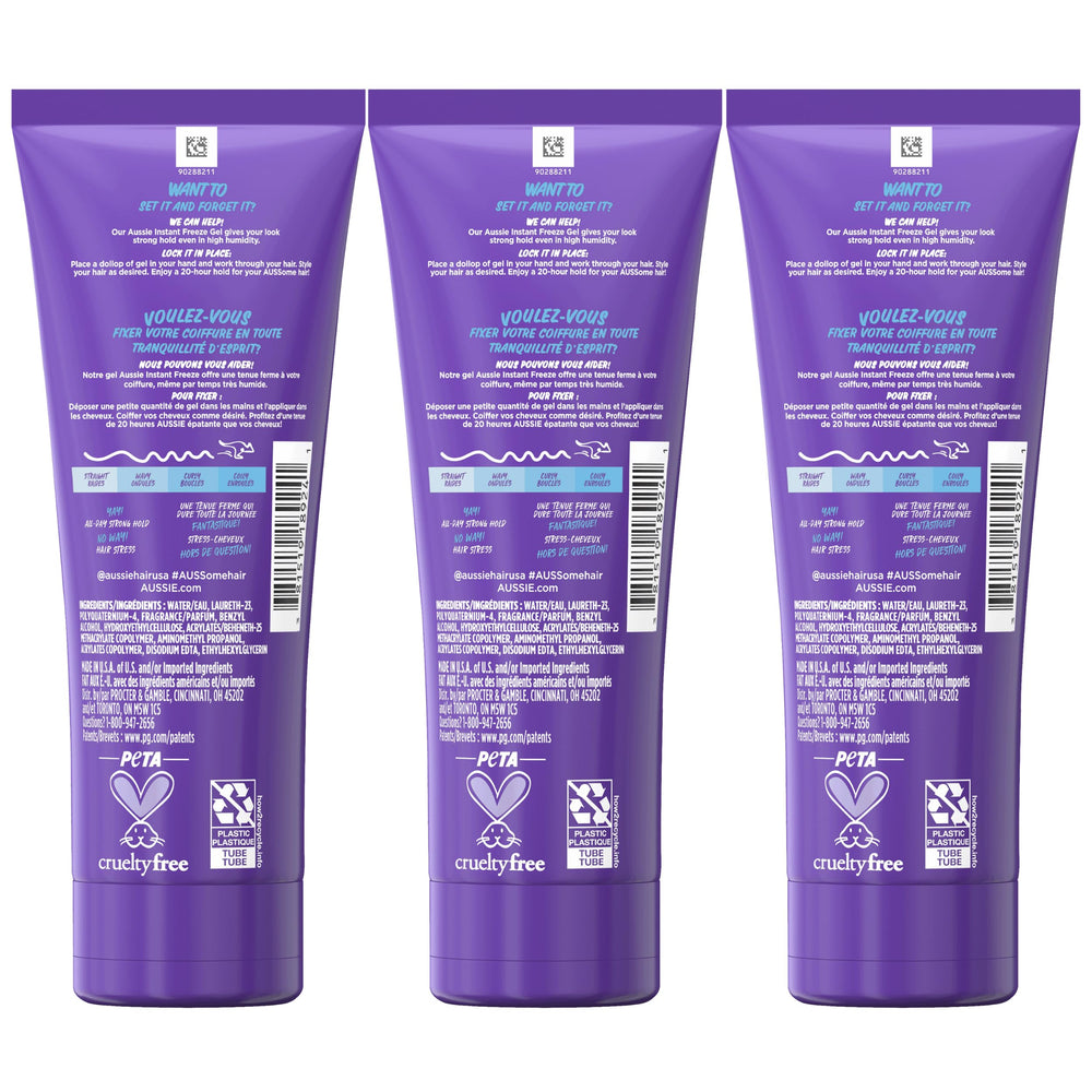 Aussie Instant Freeze Gel pack triple facilita ahorro y reposición