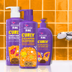 Aussie Kids bundle packaging highlighting paraben- and sulfate-free formula.